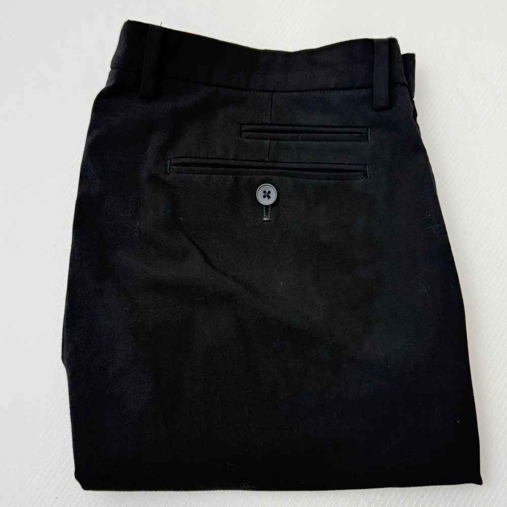 Ministry of Supply Kinetic Slim Pants Mens 34 Black Performance Chino Trousers